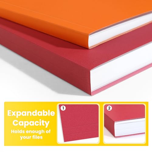 Minimalist SUNEE File Folders, 30 Pack Manilla Folders 8.5 x