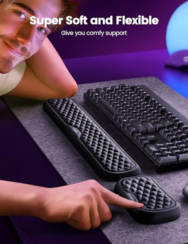 Minimalist Vaydeer Wrist Rest for Keyboard and Mouse, Computer for Daily Use