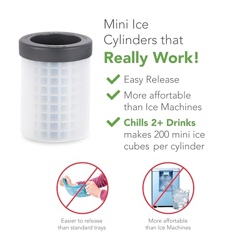 Eco-Friendly Tovolo Mini Ice Cylinder- Squeeze & Release-