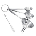 Small Funnels for Filling Bottles, 3 Pcs Stainless Steel