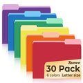 Minimalist SUNEE File Folders, 30 Pack Manilla Folders 8.5 x