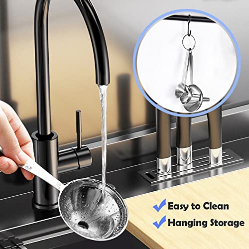 Small Funnels for Filling Bottles, 3 Pcs Stainless Steel